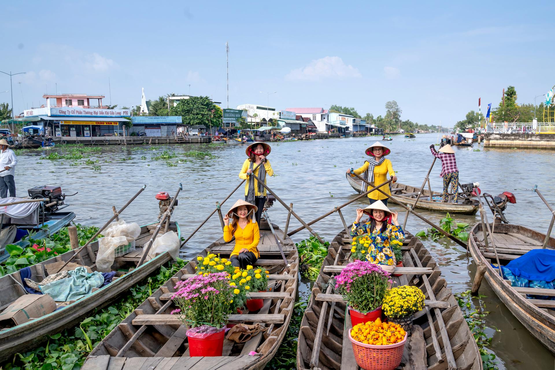 Begin your Can Tho Tours with a scenic adventure